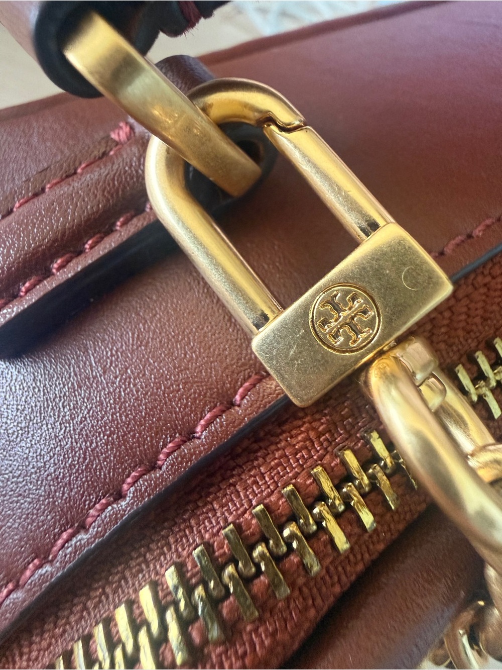 TORY BURCH BRITTEN WOVEN SMALL CASE BAG - Picture 9 of 9